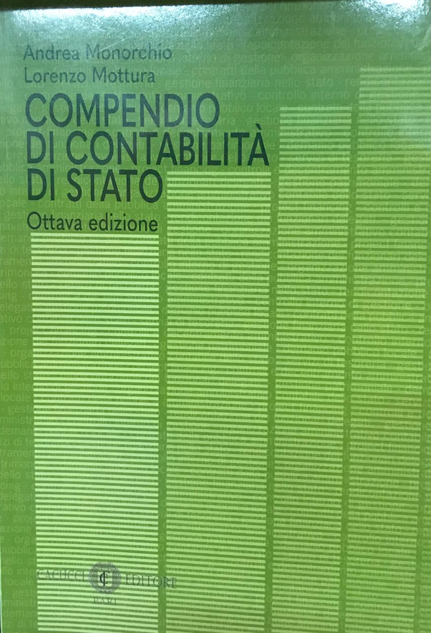 Compendio Di Contabilità Di Stato Riassunto