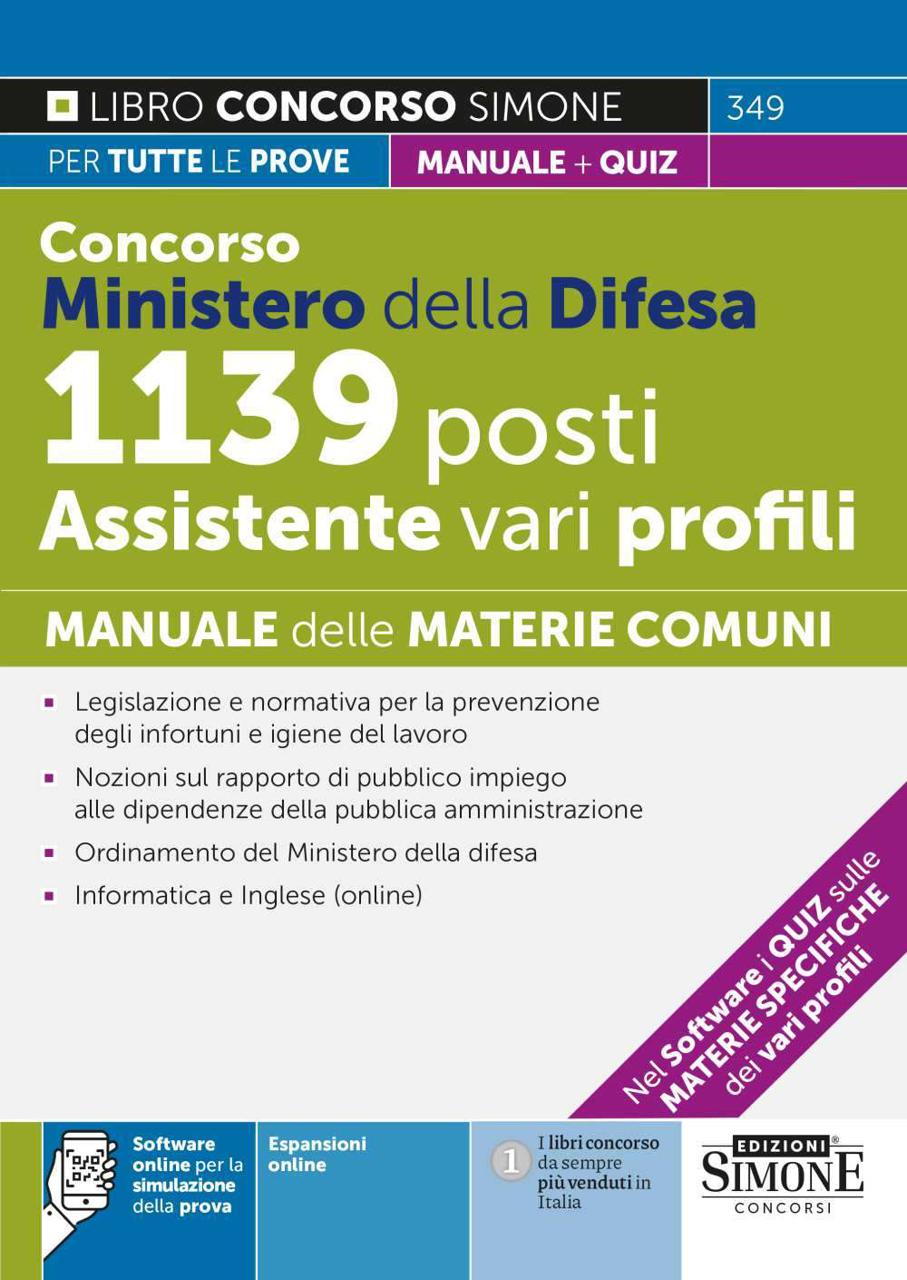 Libri Concorso SNA 2024 - 116 allievi Dirigenti Edizioni Simone